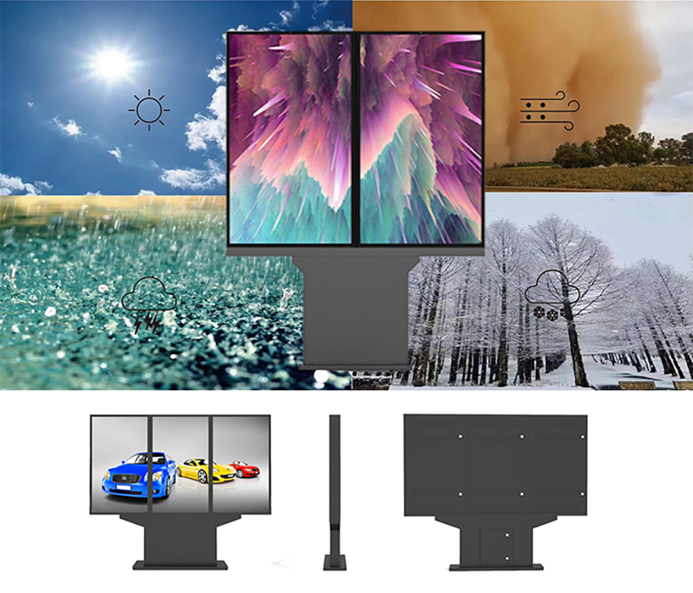 Уличное водонепроницаемое устройство для оформления заказов с двумя сенсорными ЖК-экранами, подходит для быстрого оформления заказов (1)