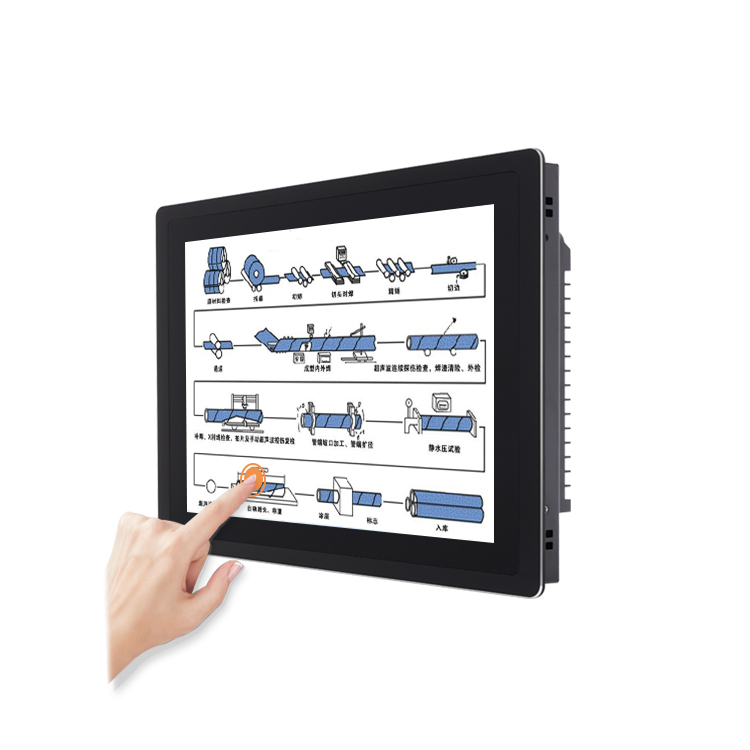 17-дюймовый промышленный безвентиляторный резисторный конденсаторный планшетный компьютер все в одном