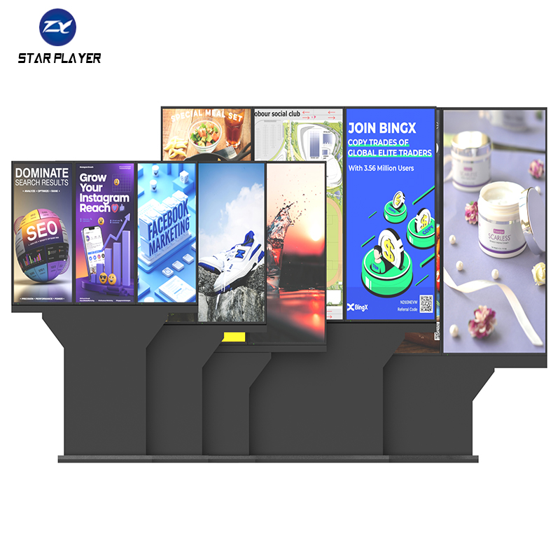 43 цалевы трохэкранны лічбавы экран для вонкавага выкарыстання