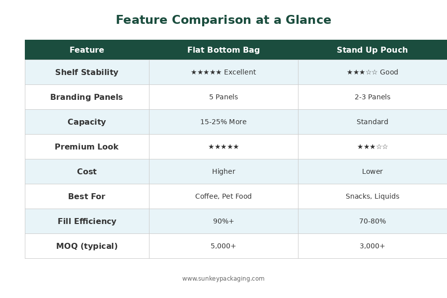 Рисунок 2: Инфографика сравнения характеристик