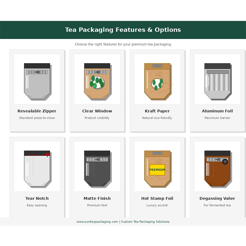 Пакеты с плоским дном для упаковки чая–Полное руководство по премиальной чайной упаковке