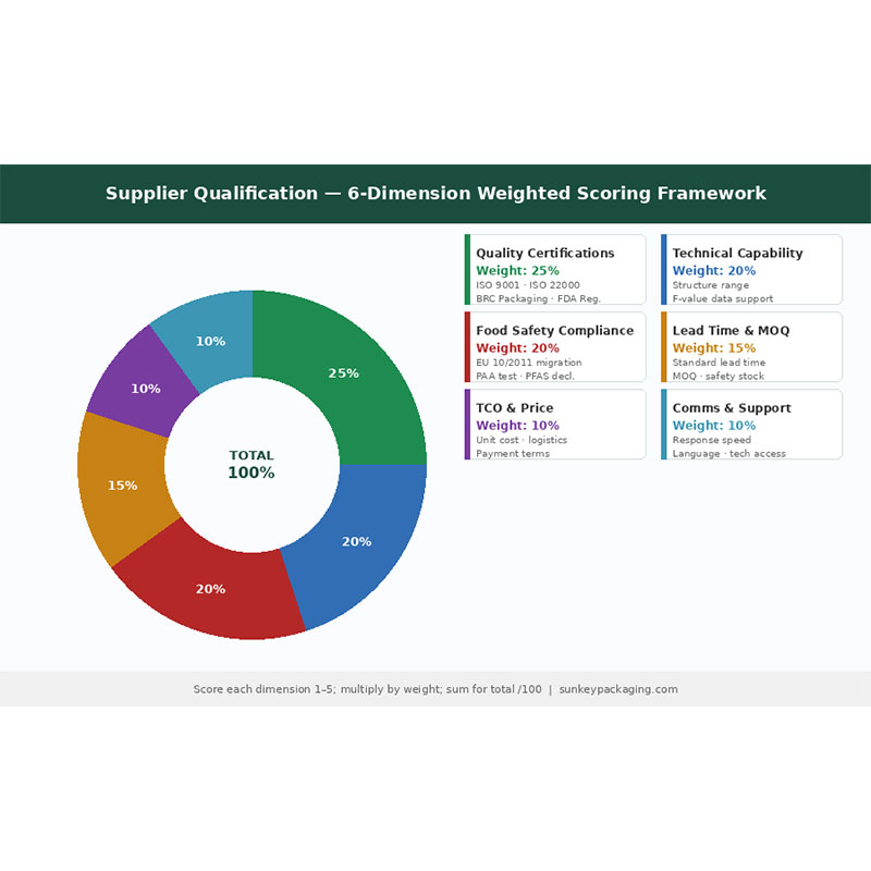 Квалификация поставщика реторт-пакетов: аудит, испытания, требования