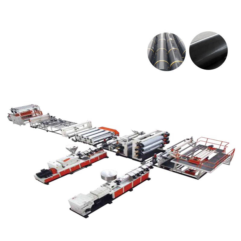 Линия экструзии рулонов из высокополимерного композита с водонепроницаемой поверхностью