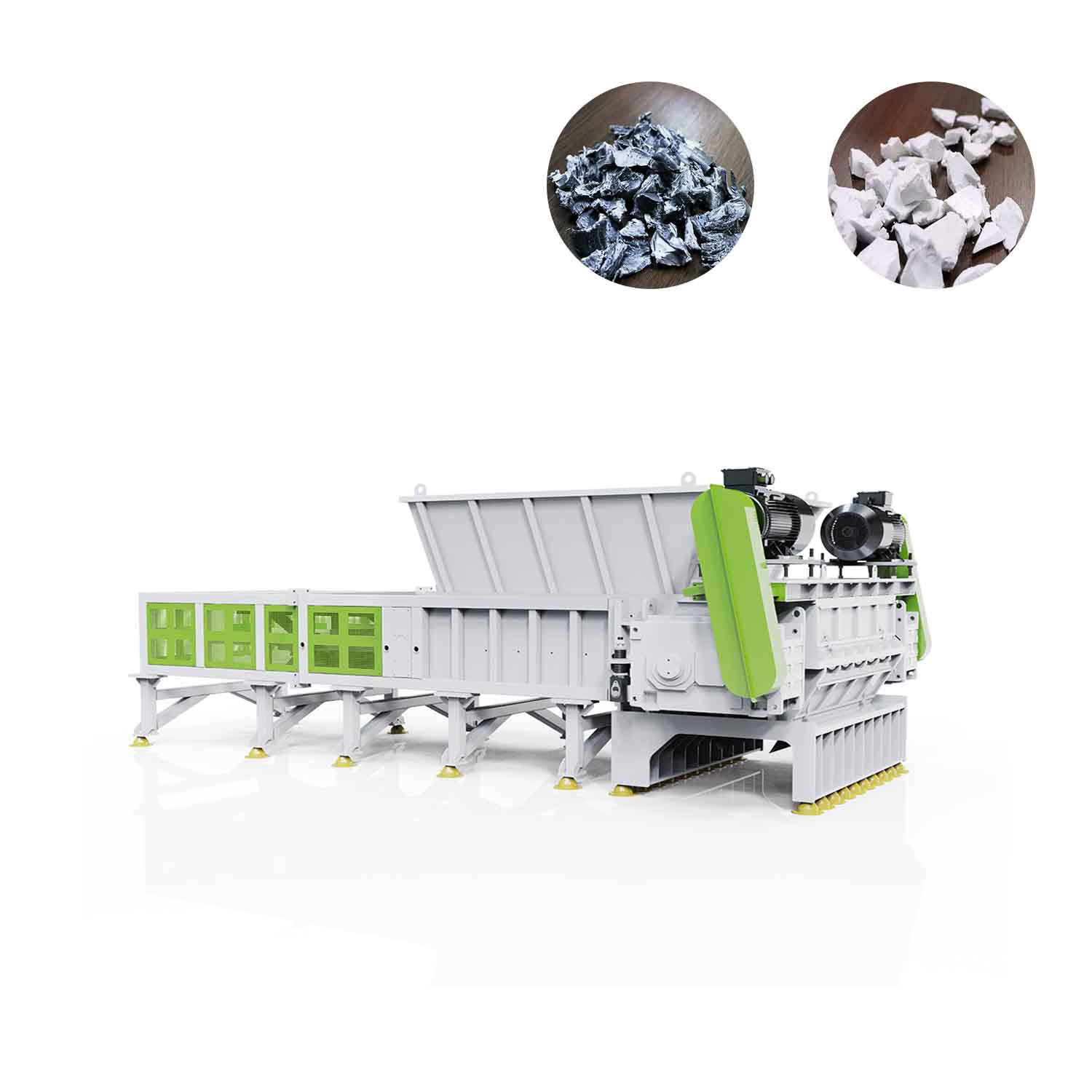 Тяжелый одновальный измельчитель отходов Jwell