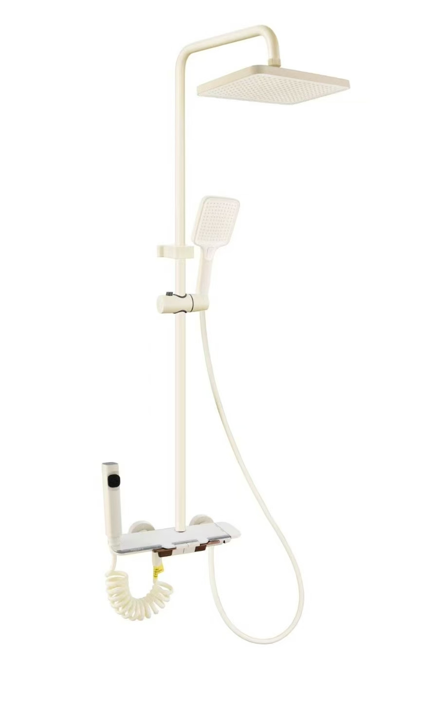 Комплект душевой системы с термостатом в стиле «кремовая эстетика»