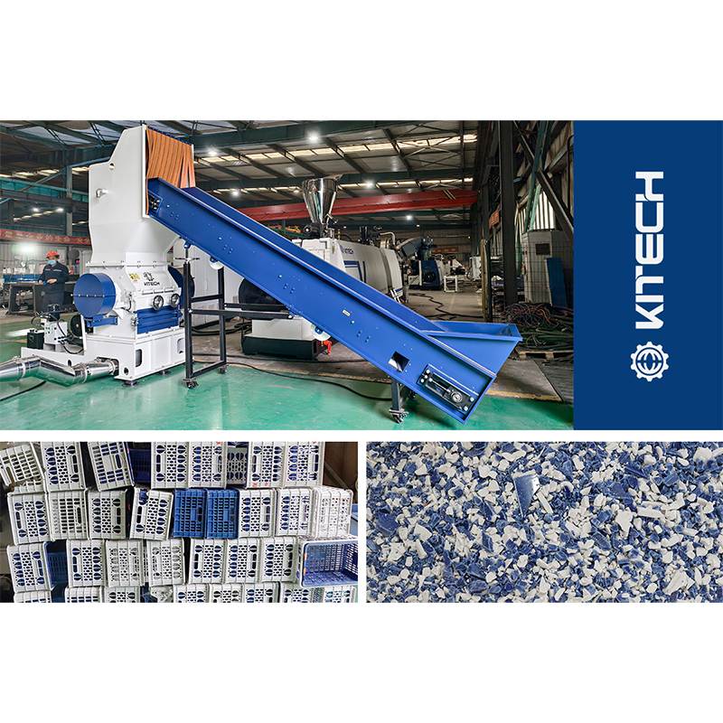 Высокоэффективное решение для дробления пластика: дробилка серии AGF от Kitech Machinery побеждает в заводских испытаниях!