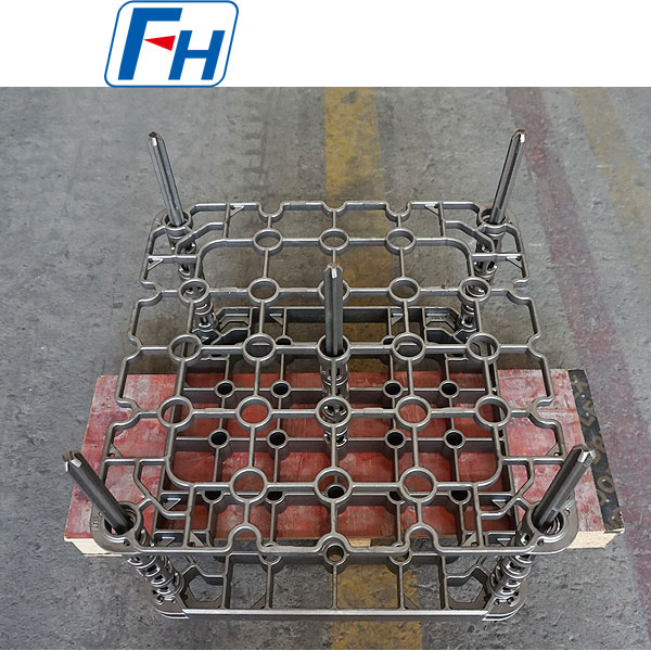 1.4848 Сплав, охлаждаемые маслом лотковые приспособления, подходящие для печей камерного типа, приспособления из углеродно-волоконного композита.