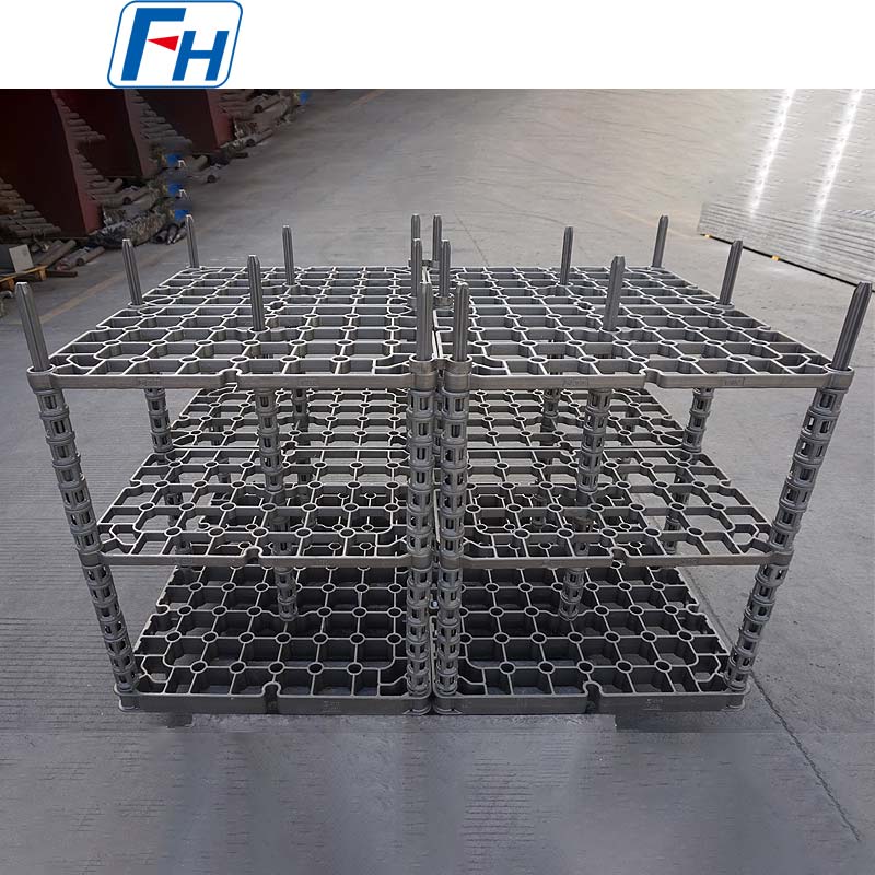 1.4852 Универсальные приспособления для термообработки в печах для пайки, с газовым охлаждением при температуре 1150°C.