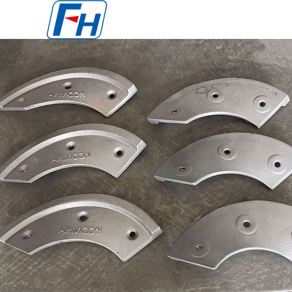 Чугунные лопасти для бетоносмесителей из нихарда 1