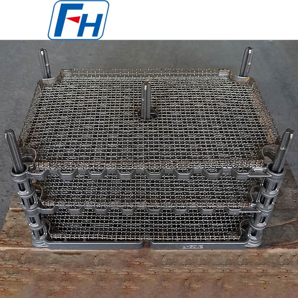 1.4848 Приспособления для термообработки в азотирующей печи лоткового типа.