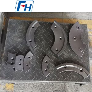 Смесительные лопасти бетоносмесителя из нихардного чугуна