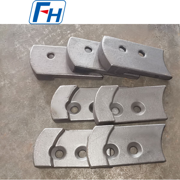 Износостойкие 4-х чугунные лопасти бетоносмесителя из нихарда 1