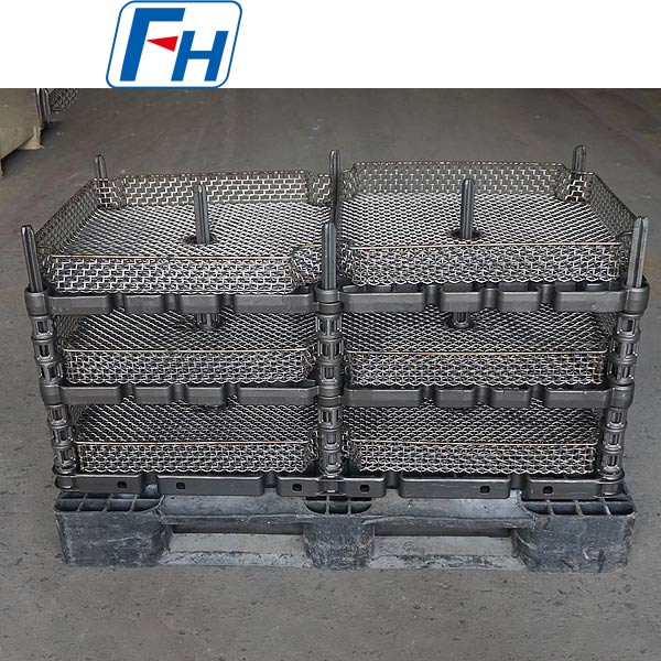 Корзина для термообработки в промышленных печах 1