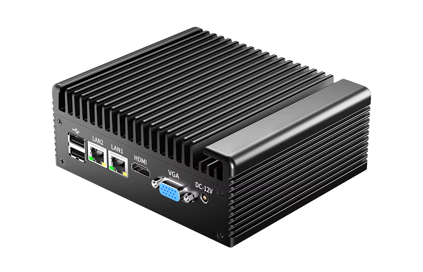 Мини-ПК Intel Core i7/i5/i3 с двумя сетевыми портами и без вентилятора