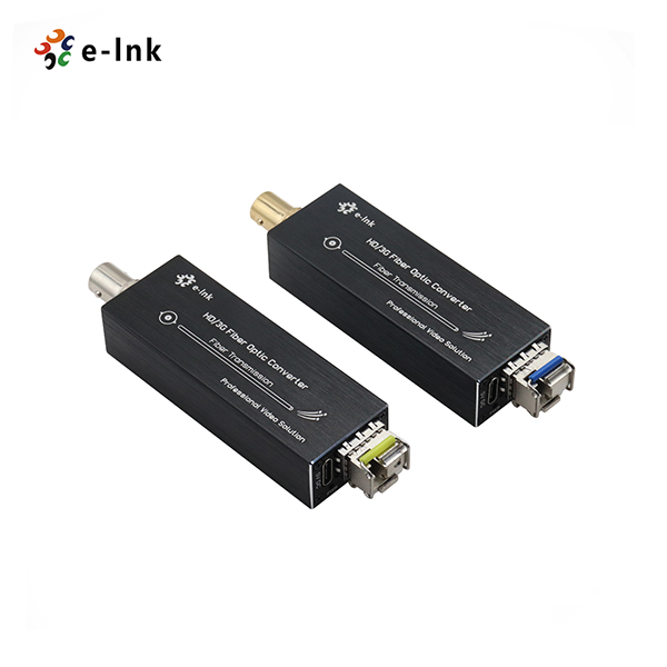 HD SDl Fiber Extender Single LC 20km Mini SDl Video over Fiber Пepeдaryиk ИприеMHиK-LNK-MHD-S20