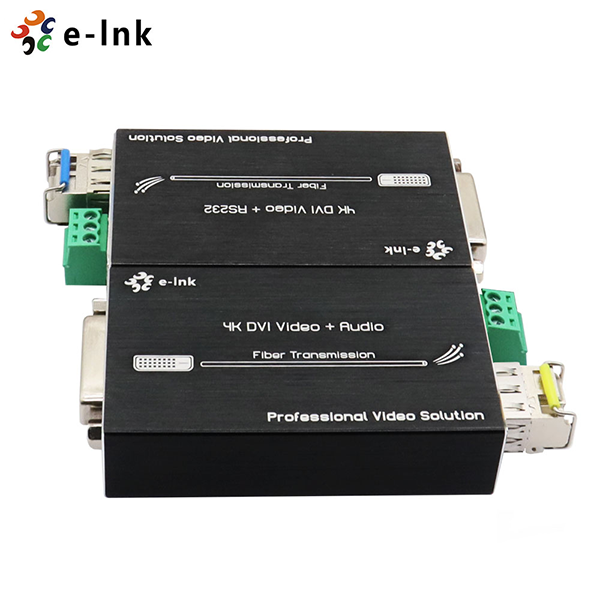 MИHИ 4K DVI опTовопоконный pасширитель с RS232-LNK-MHD-S20
