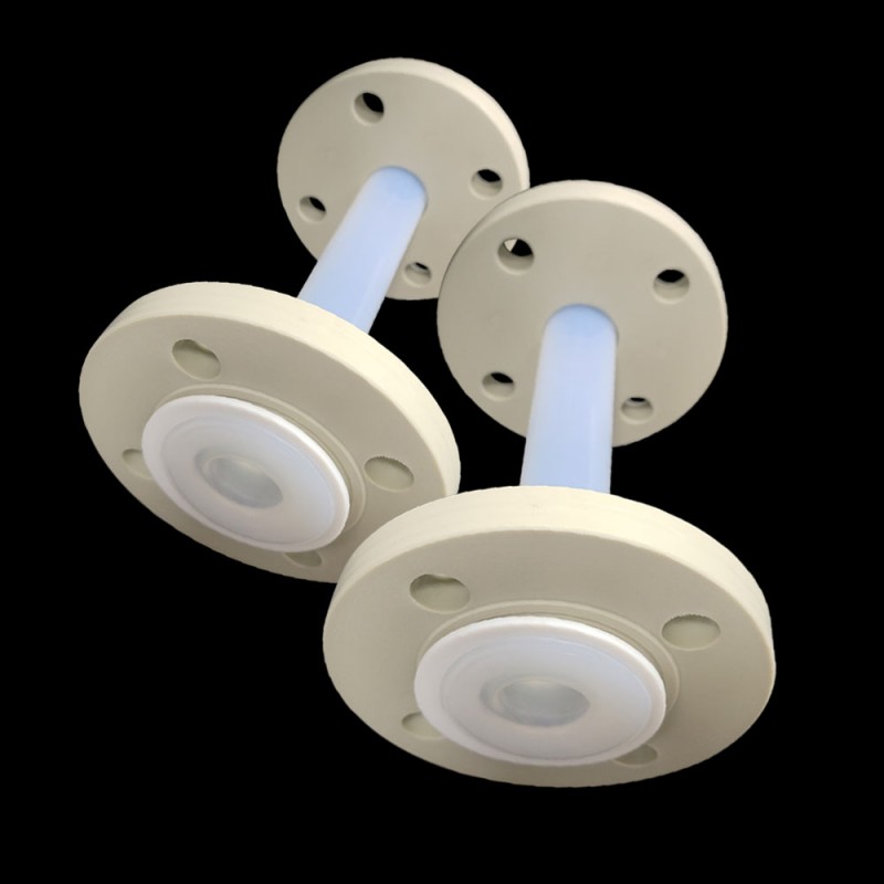 Высокотемпературный и коррозионностойкий прозрачный тефлоновый фланец для труб из PFA (260°C)