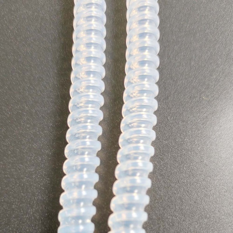 Гофрированная труба из высокопрозрачного тефлона