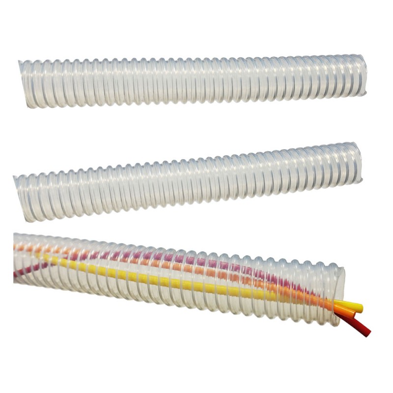 Гофрированная труба из высокопрозрачного тефлона