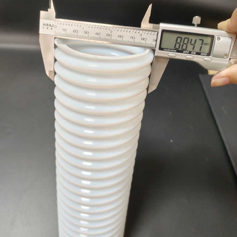 Гофрированная трубка из тефлона/ПТФЭ большого диаметра 3, 4, 5 дюймов, плетеная трубка из нержавеющей стали 304