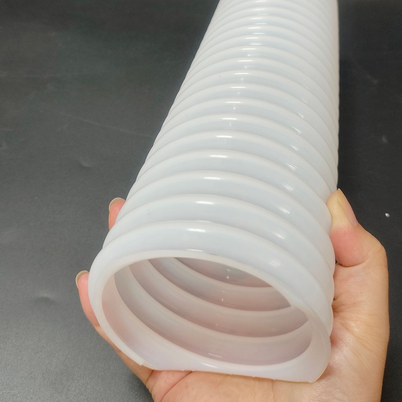 Гофрированная трубка из тефлона/ПТФЭ большого диаметра 3, 4, 5 дюймов, плетеная трубка из нержавеющей стали 304