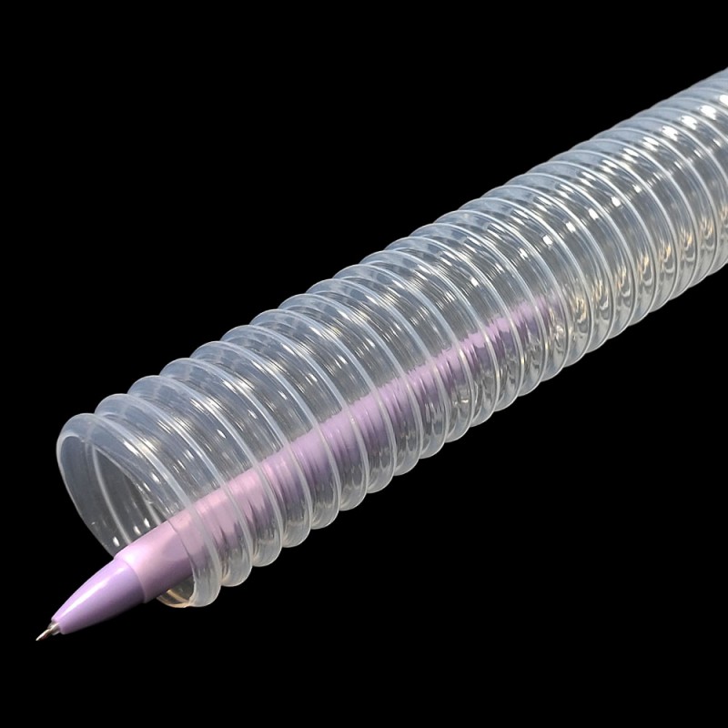 Гофрированные гибкие шланги из FEP, высокопрозрачные, коррозионностойкие тефлоновые трубки с прямыми участками