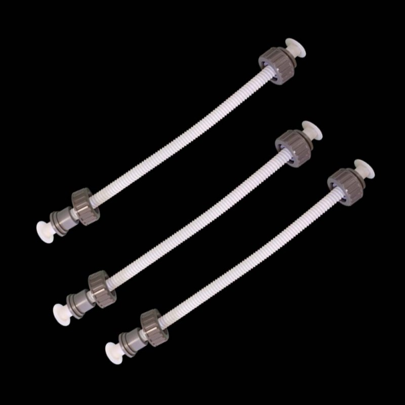 Гофрированные шланги из тефлона с фланцевыми соединениями для травильных станков на печатных платах и ​​гофрированные гибкие шланги из ПТФЭ