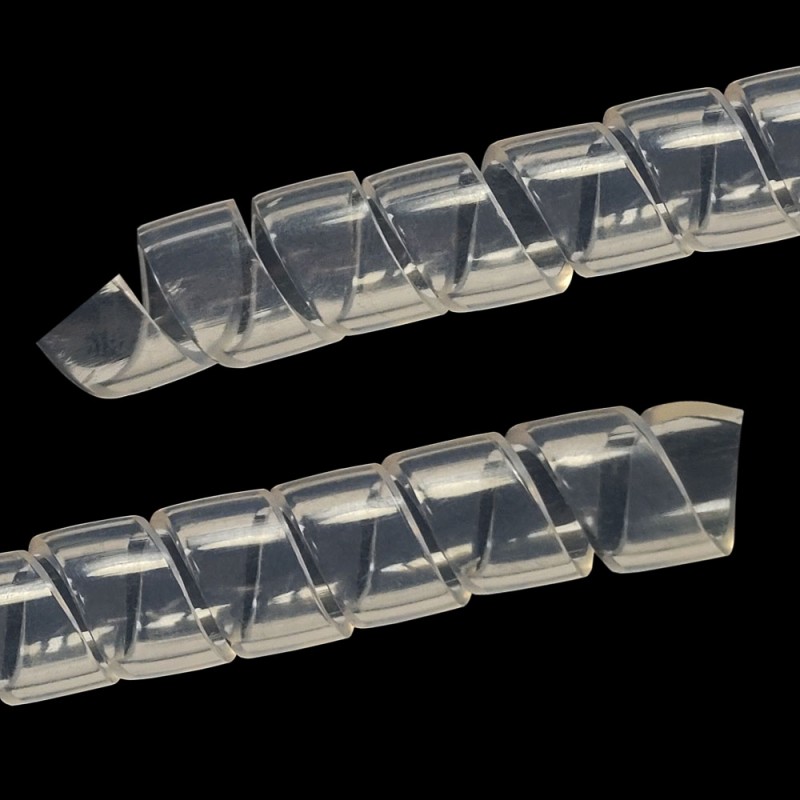 Коррозионностойкая, высокотемпературная (200°C) тефлоновая трубка для вращательной резки, прозрачная спиральная трубка из ПТФЭ (ФЭП)