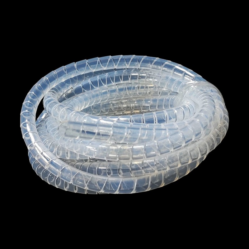 Коррозионностойкая, высокотемпературная (200°C) тефлоновая трубка для вращательной резки, прозрачная спиральная трубка из ПТФЭ (ФЭП)