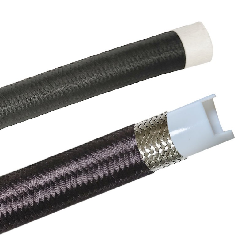 Коррозионностойкая и высоконапорная тефлоновая оплетка, ПТФЭ, нержавеющая сталь, полиэстер