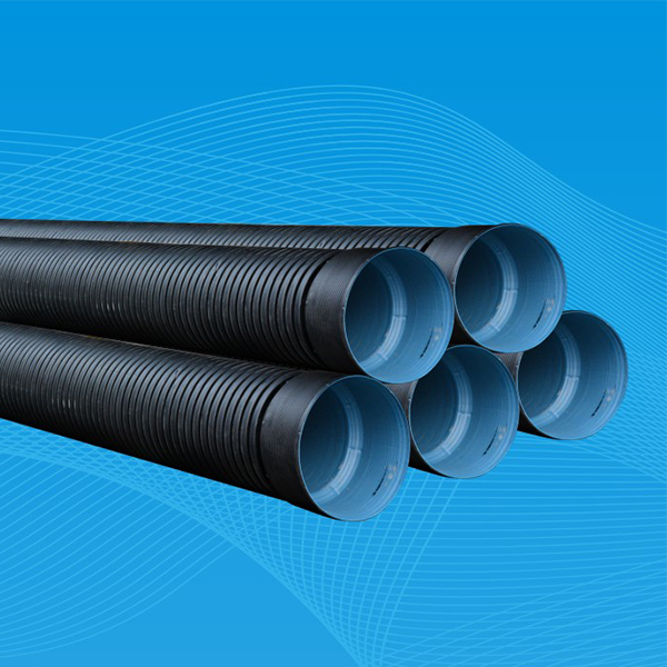 Двухслойные гофрированные трубы для канализации из HDPE