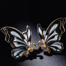 Серьги-гвоздики «Бабочка» (1)