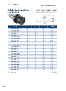 Cooray СИСТЕМА ИНСТРУМЕНТОВ HSK - AEFT · DIN 69893 (ISO 12164) HSK