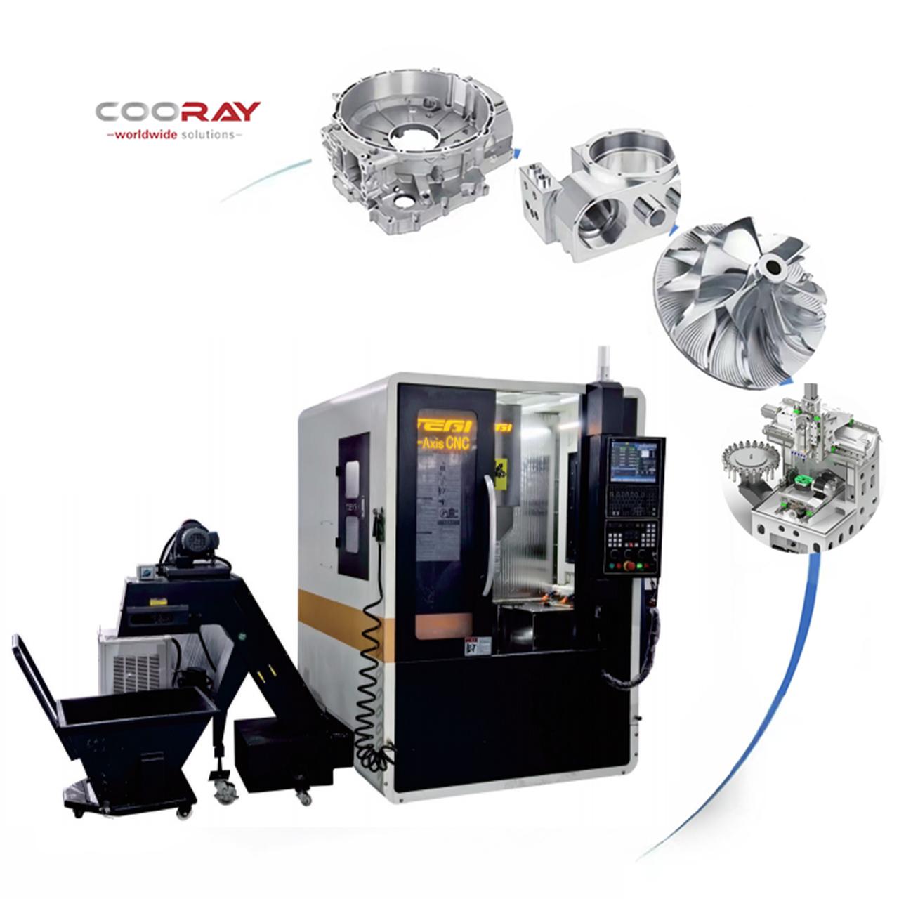 COORAY представляет пятиосевой числовой программный обработочный центр CR-5MC TG100C/TG160, способствуя развитию высокоточной прецизионной обработки в России