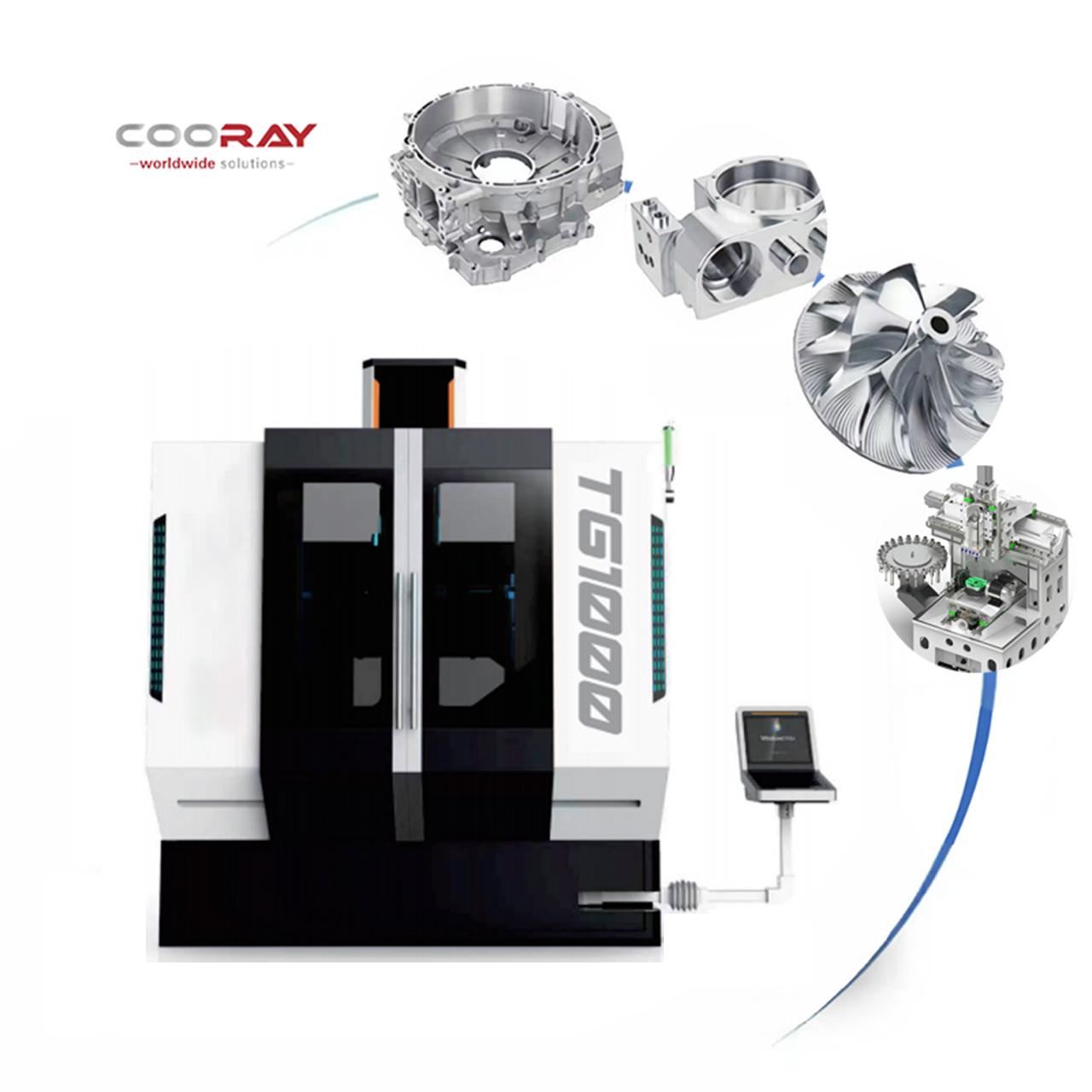 COORAY представляет 5-осевой ЧПУ обрабатывающий центр CR-5MC TG1000, обновляя верхний предел сверхтяжелой точной обработки в России.