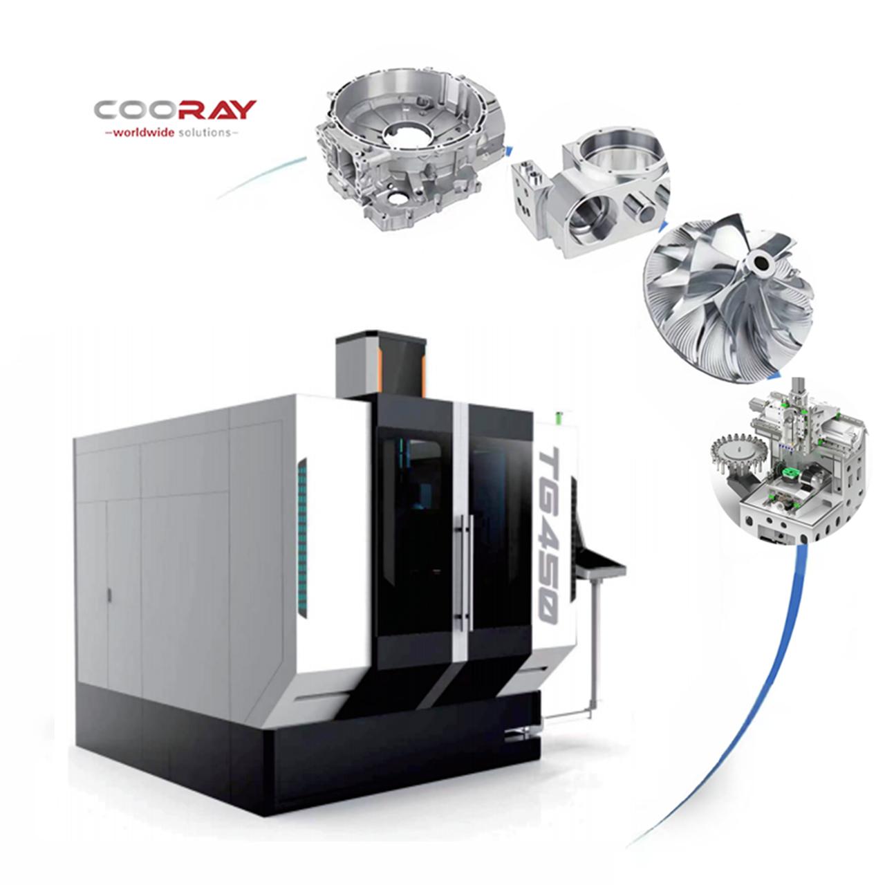 COORAY представляет пятиосевой обрабатывающий центр CR-5MC TG450, устанавливая новый верхний предел тяжелой точной обработки в России