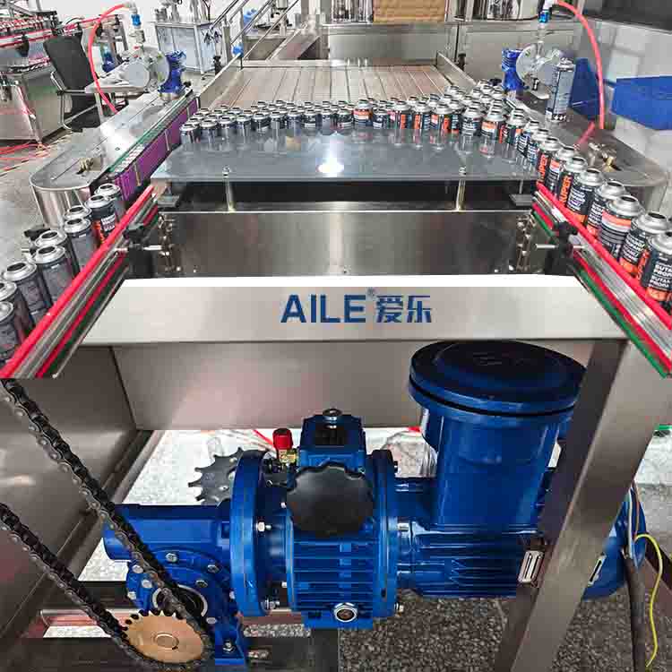 Высокоскоростной сортировщик аэрозольных баллончиков с двумя выходами