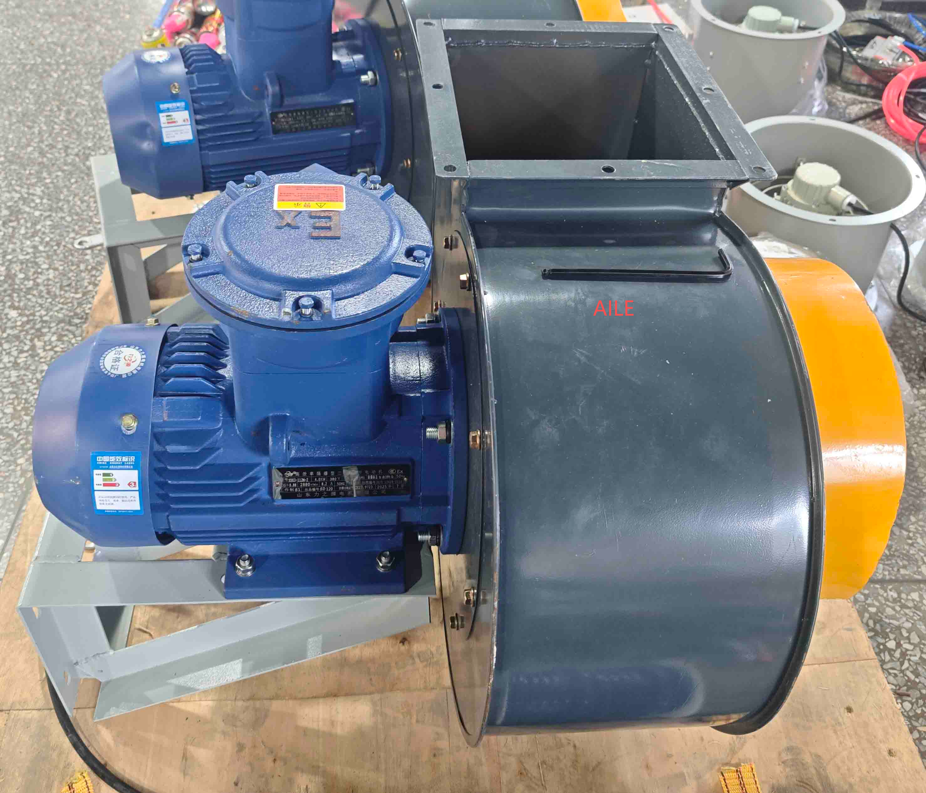 Высокомощный взрывозащищенный блок нагнетательной камеры