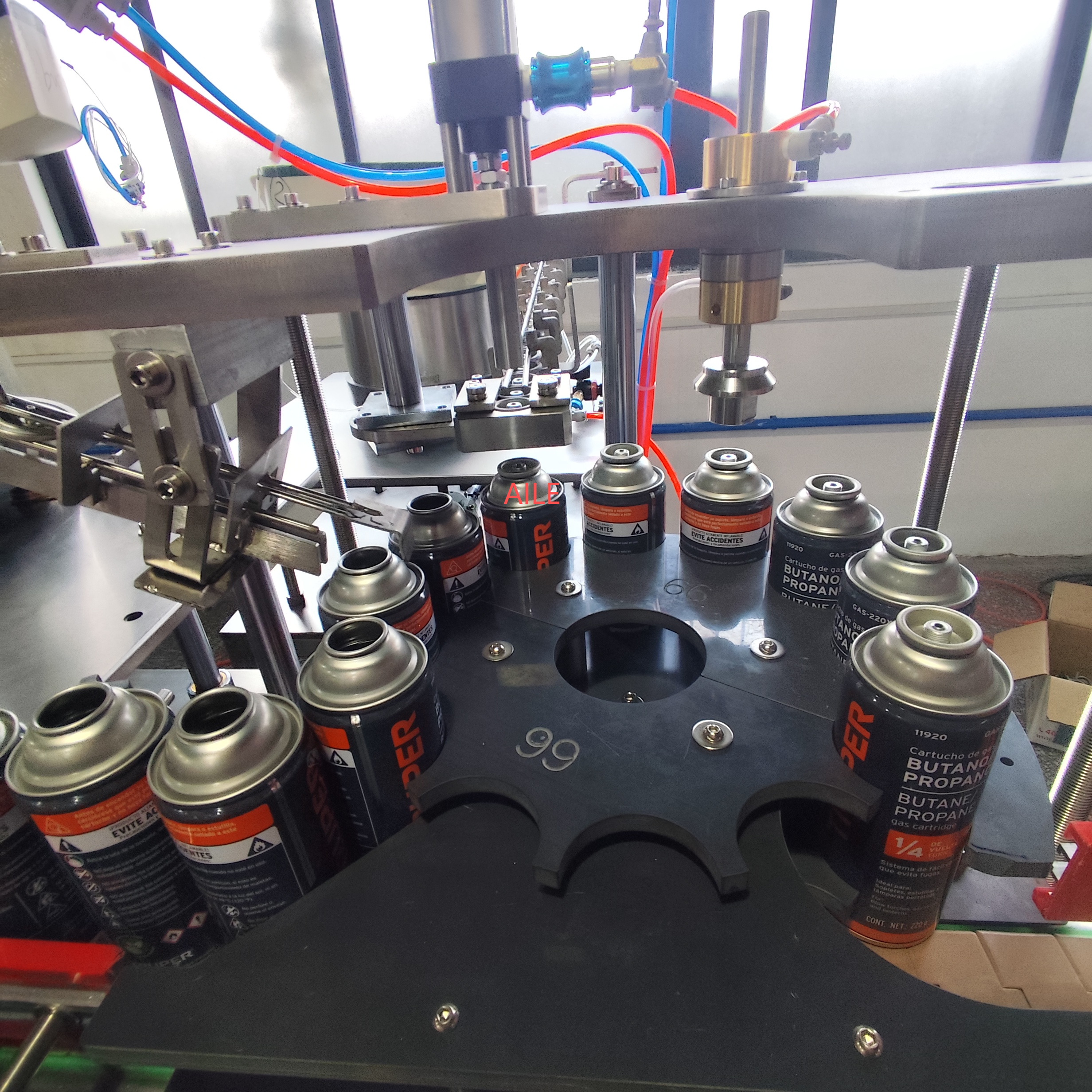 Двухрядный клапанный питатель для кассетных печей (различные типы клапанов)