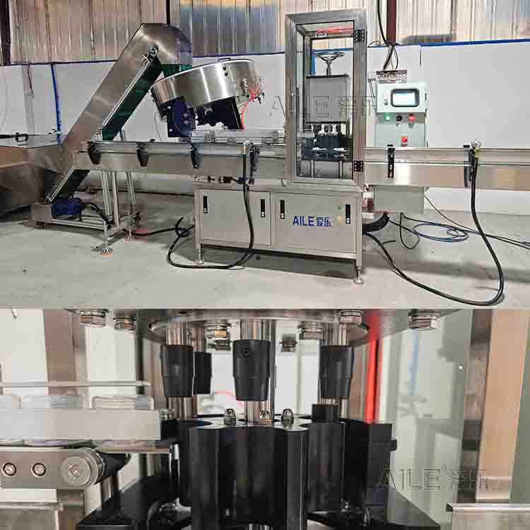 Высокоскоростная машина для запечатывания крышек аэрозольных баллонов