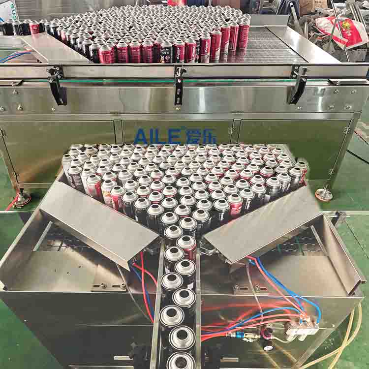 Высокоскоростной стол для разгрузки аэрозольных баллончиков