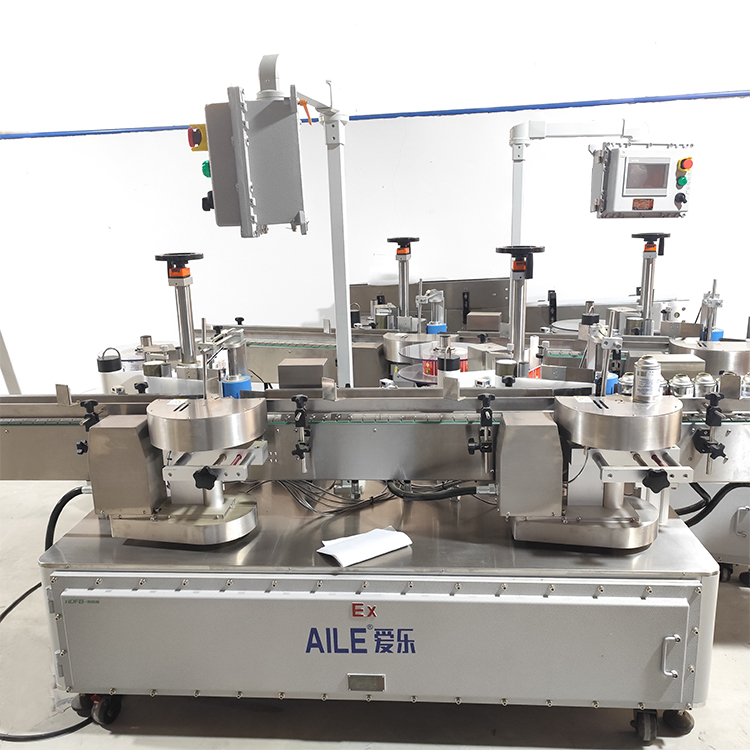 Автоматическая машина для позиционирования и маркировки аэрозольных баллончиков