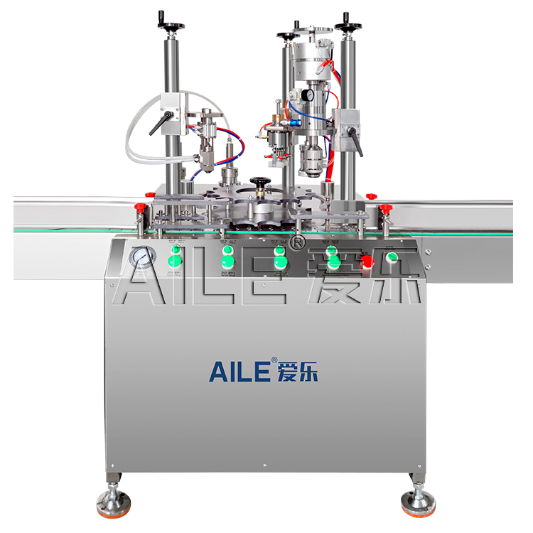 Аэрозольная линия с поворотным столом 30 скоростей