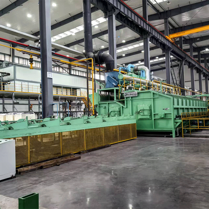 Производственная линия газовой шагающей стержневой нагревательной печи
