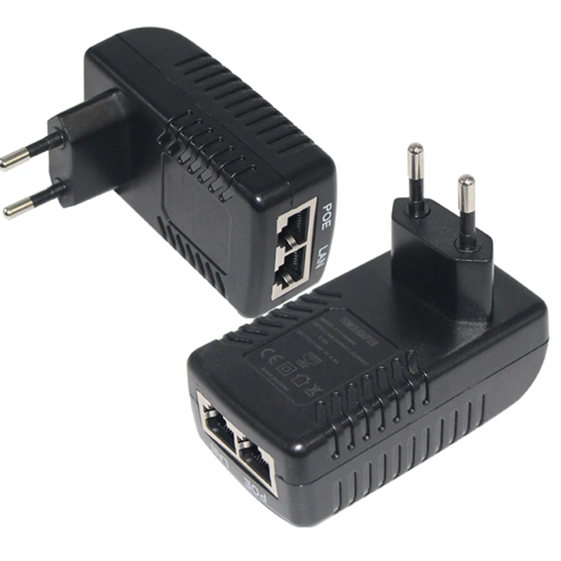 Инжектор Poe EU 12 В-48 В 0,5 А 1 А Power Design Injector POE Over Ethernet