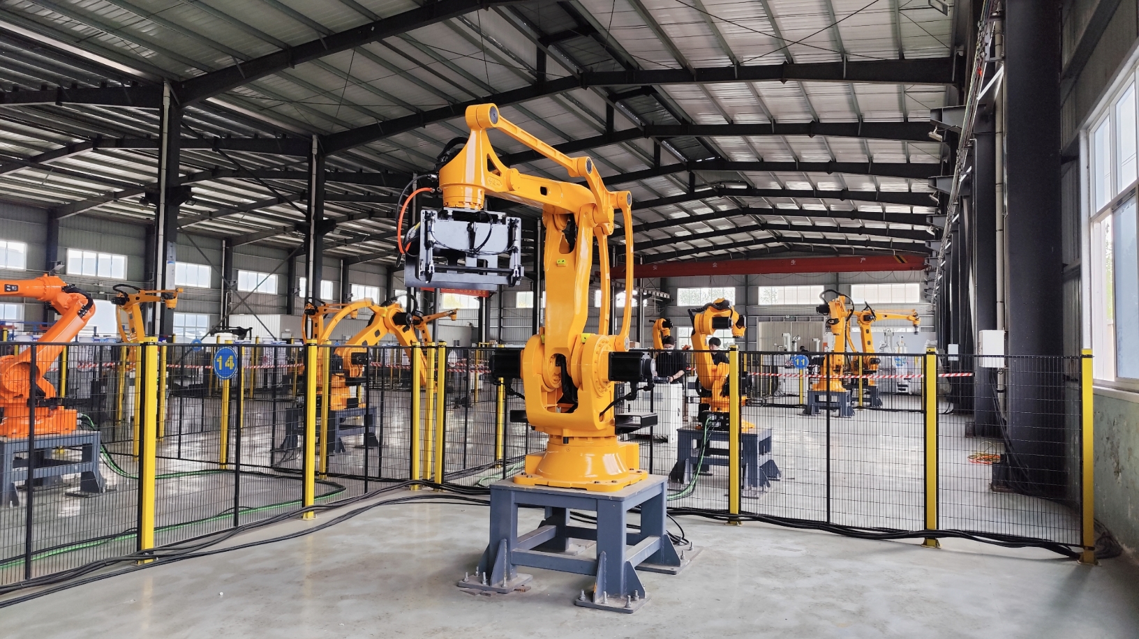 The redistribution of manufacturing processes begins with the upgrade of handling units