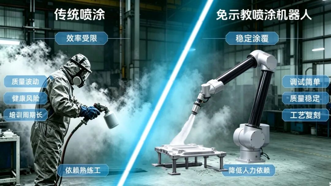 Teaching-Free Painting Robot: A Flexible Approach to Automated Spray Painting