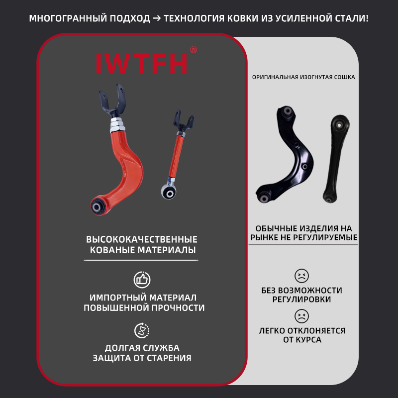 Регулируемый наклонный/поворотный рычаг для Toyota Camry/Wildlander/Corolla/Lexus ES200