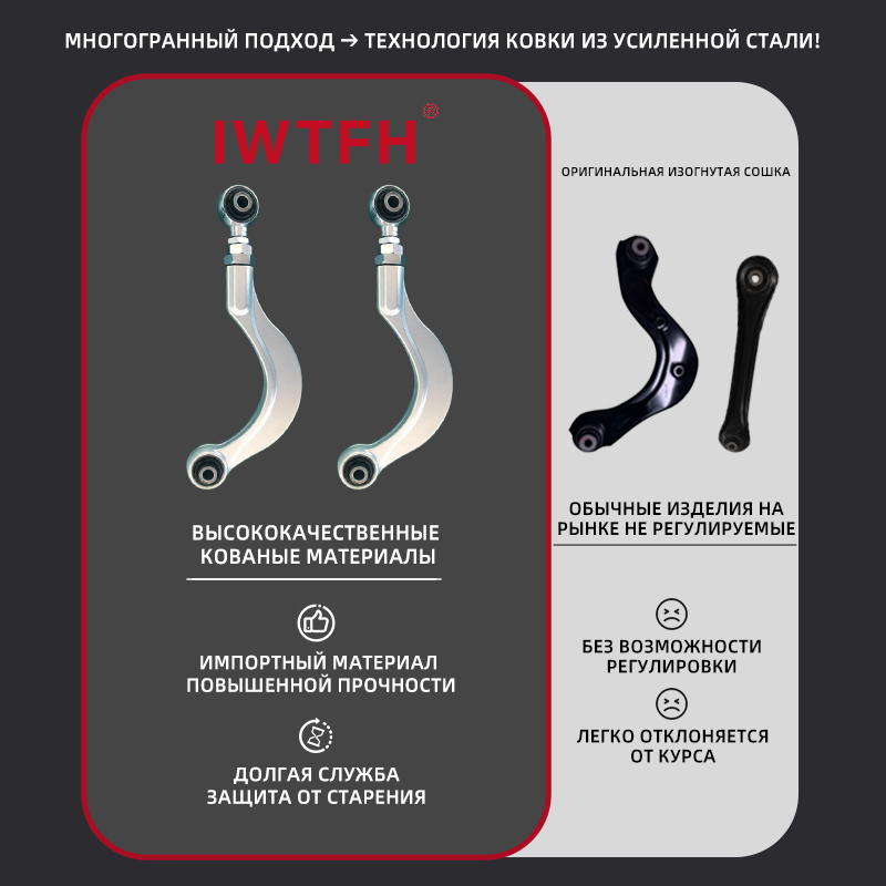 Регулируемый коленный рычаг для Toyota Alphard 3.5/2.5