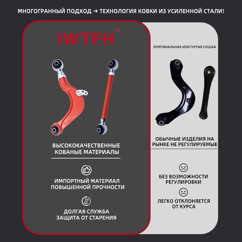 Регулируемый наклонный/поворотный рычаг для Civic/Accord/Breeze 10-го поколения